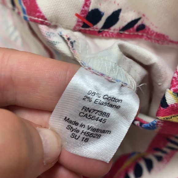 J. Crew Leaf Printed skinny pants FINAL PRICE CLOSET CLOSING: - Picture 5 of 8